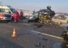 Под Харьковом столкнулись Kia и Toyota: погибли три человека, двух детей госпитализировали