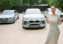 Ким Кардашьян похвасталась коллекцией роскошных автомобилей