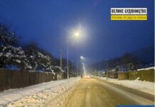 «Велике будівництво» влаштувало освітлення на дорозі через Ужоцький перевал
