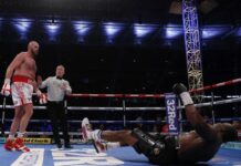 Ф`юрі — Уайт: відео нокауту в бою супертяжів за чемпіонський пояс WBC