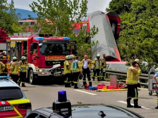 У&nbsp;Німеччині сталася велика залізнична катастрофа з&nbsp;численними жертвами