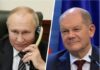 «Я буду продовжувати з ним розмову», — Олаф Шольц не має наміру відмовлятися від розмов з путіним