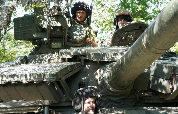 Карта боевых действий в Украине 25 августа