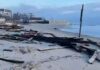 Ночной шторм в Одессе «разбомбил» побережье (видео)
