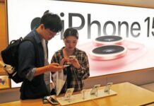 Снижение глобальных продаж Apple
