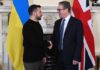 Стармер обещает Зеленскому «полную поддержку»