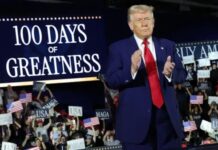 Трамп отмечает 100 дней президентства: бахвальство, ложь и оскорбления