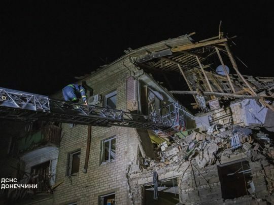 Пекельна ніч: росіяни завдали сім авіаударів по Краматорську (фото, відео)