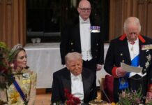 Пана-кота, курячий балотин та десерт «Кардинал»: чим пригощали Трампів на королівському банкеті