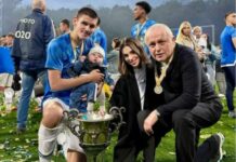 Футболіст «Динамо» розповів, як приголомшив Суркіса зізнанням, що зустрічається з його дочкою (фото)