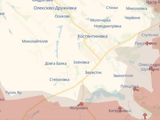 Війська рф прорвалися в Костянтинівку під прикриттям дронів