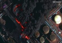 Дрони б’ють без зупину: сьомий день поспіль атакують стратегічний порт рф Усть-Луга (відео)