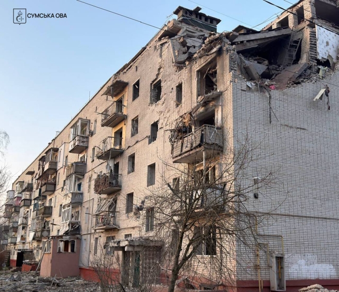 Після масованої атаки безпілотниками росіяни завдали по Харкову ракетного удару (фото)