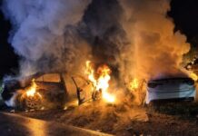 В Одесском районе после ДТП горели автомобили: погиб человек, есть пострадавшие